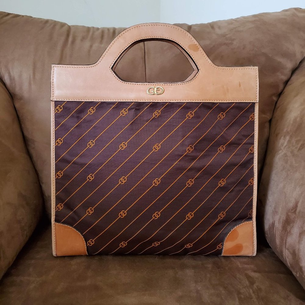 Vintage Gucci Shopper Tote Handbag - Picture 3 of 10